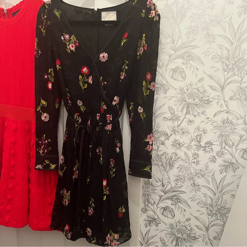 Kate Spade ♠️ Bloom Silk & Cotton Floral Dress